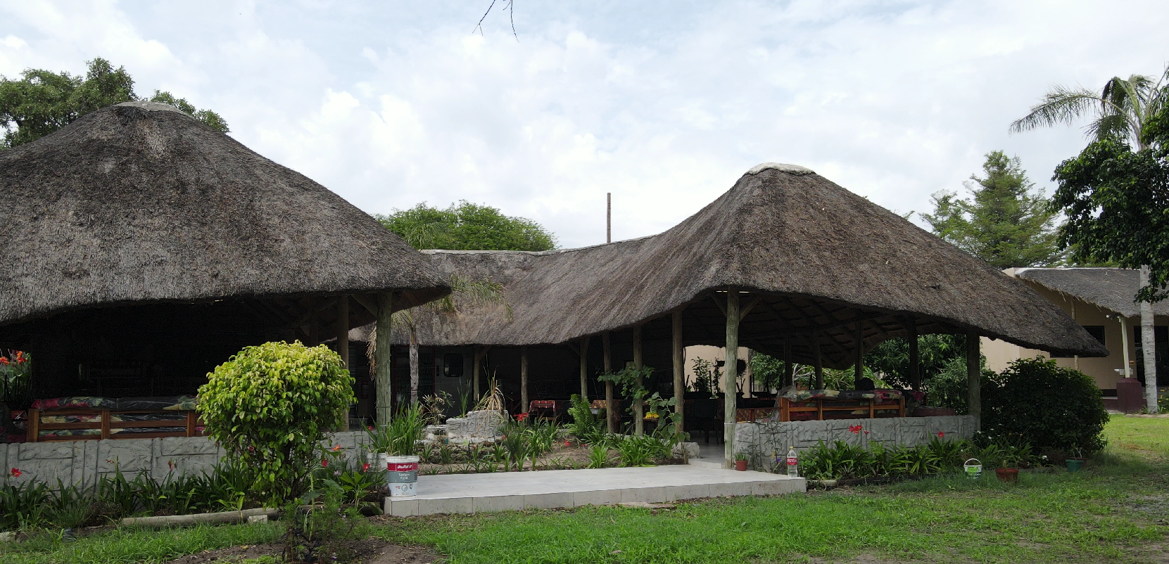 Elegant restaurant dining area at Zambali Lodge
